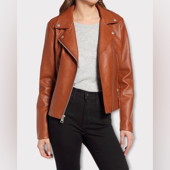 Levis Faux Leather Moto Jacket - Picture 3 of 10